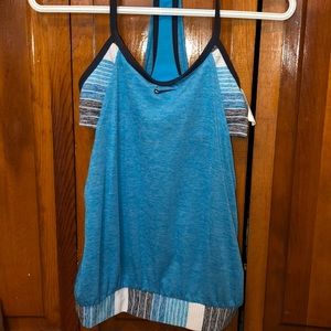 Nike workout shirt with built in sports bra